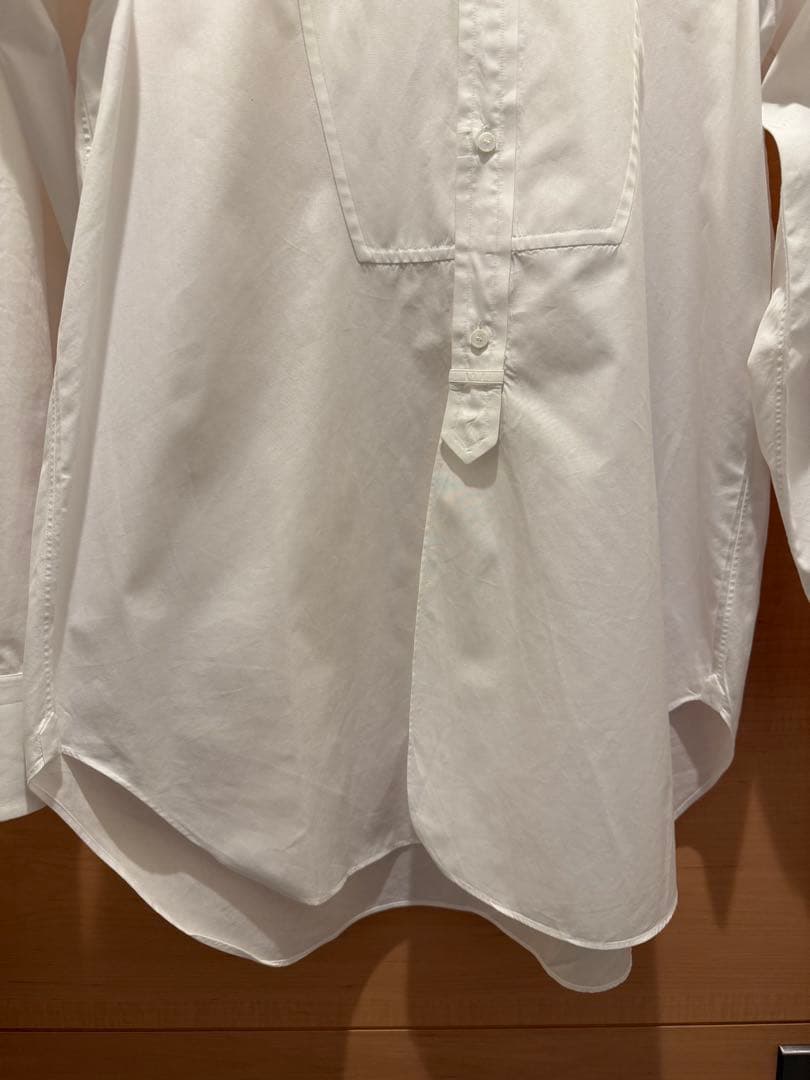 ブラミンク BLAMINK コットンバンドカラーシャツ 38