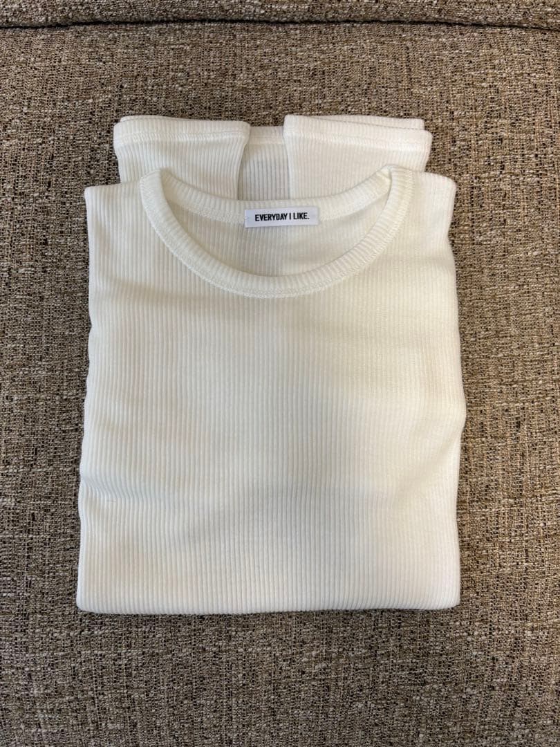 新品未使用Deuxieme Classeテレコ ロングスリーブ プルオーバー