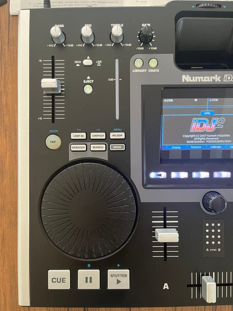 ①Numark DJコントローラー マルチトラックレコーダー iDJ2 箱付き