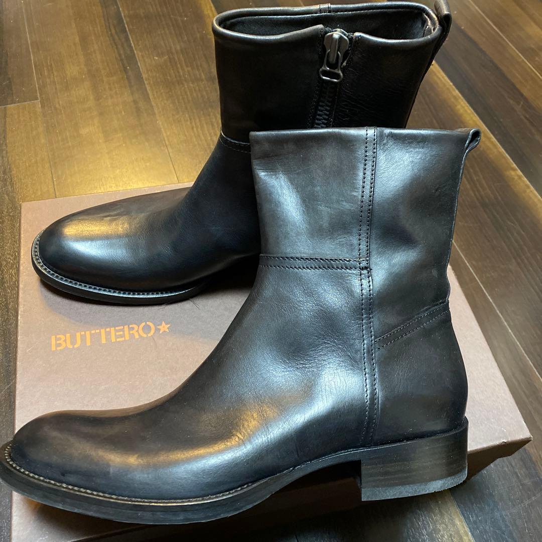 BUTTERO ジッパータイプブーツ　39サイズ