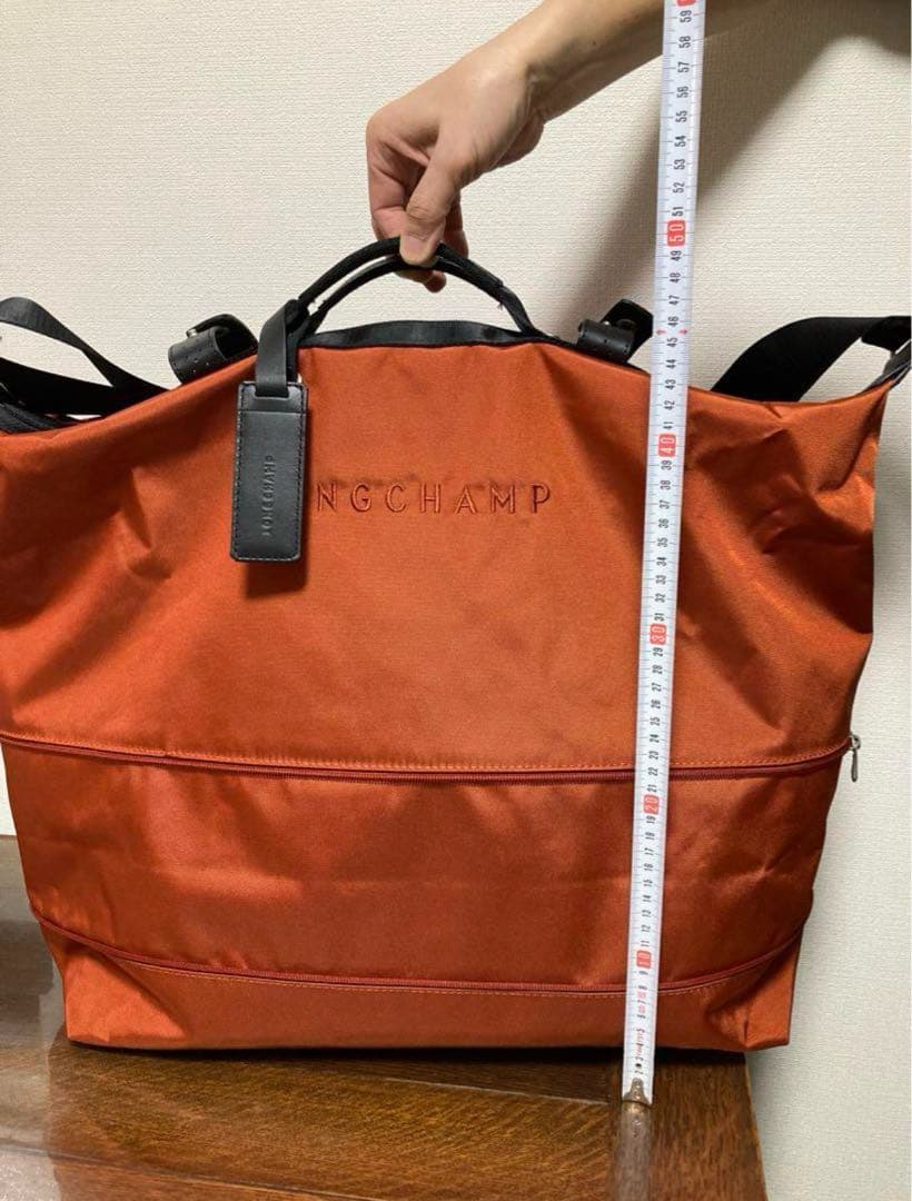 LONGCHAMP オレンジ ボストンバッグ［お値下げしました！］