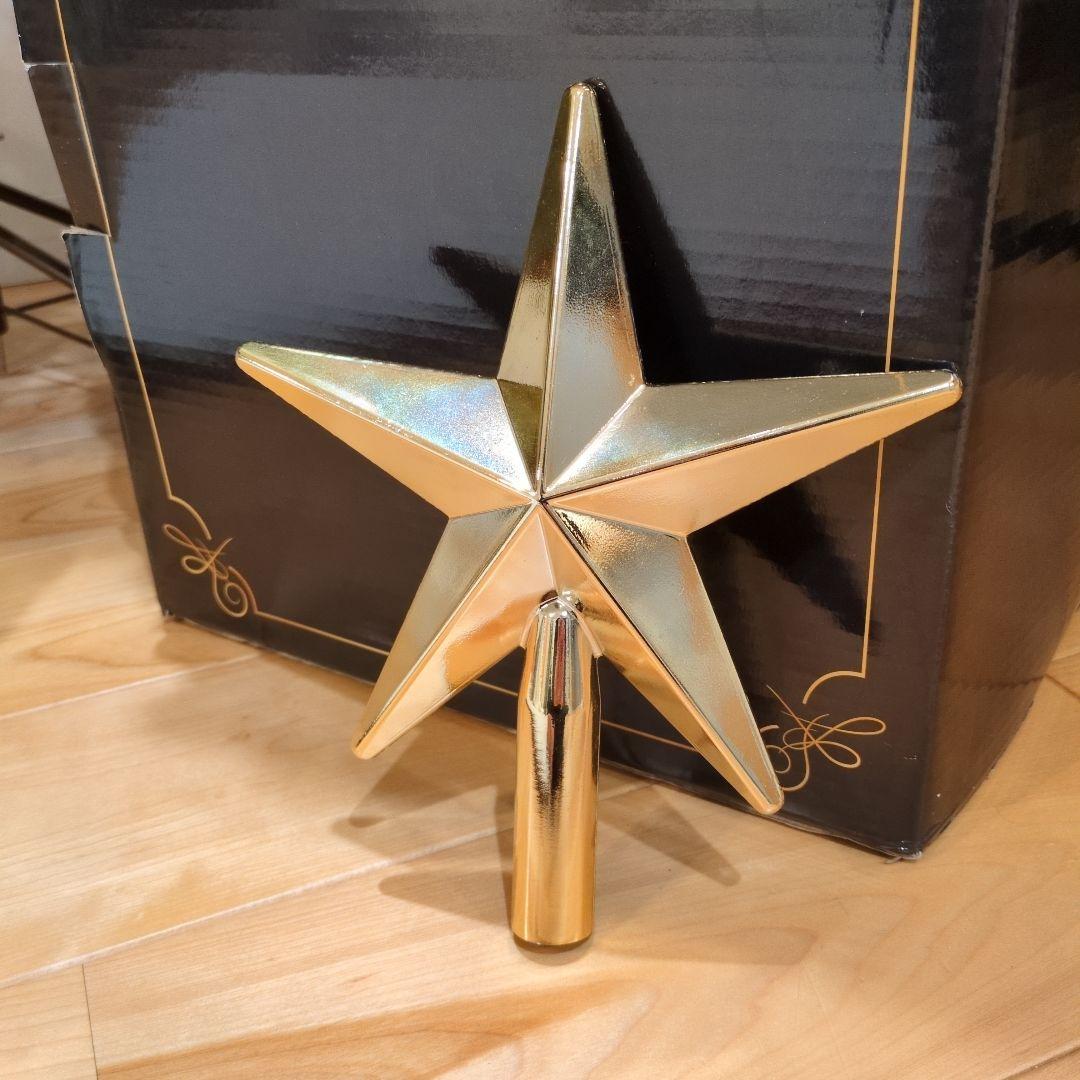 Alsace クリスマスツリー 松ぼっくりとトップスター付き 150センチ