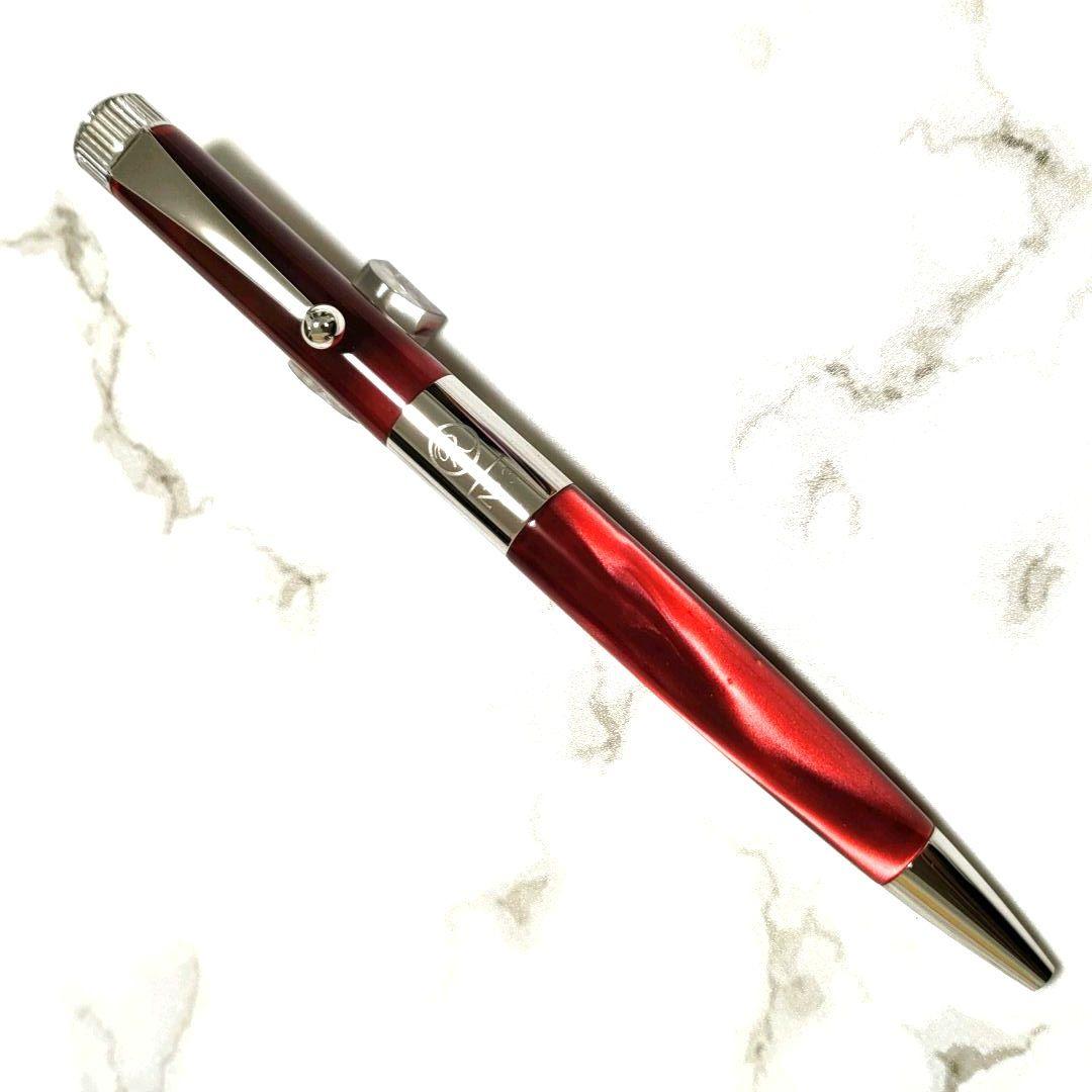 ロメオ 伊東屋 【ROMEO No3】ボールペン 細軸◇イタリアンレッド◇赤