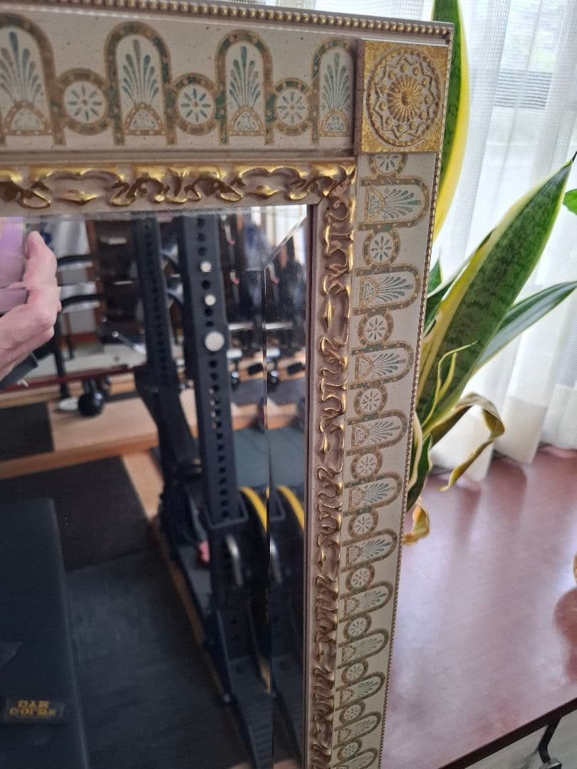 ロココ調大型ミラー