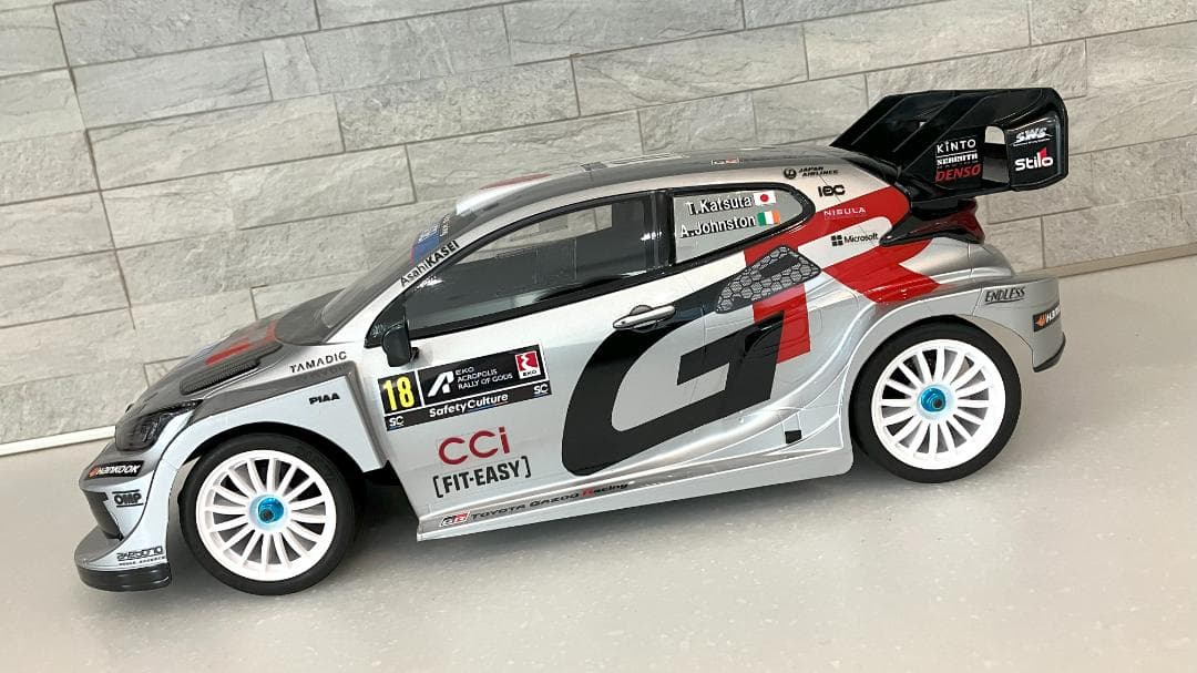 【Yoshi】タミヤRCボディ ヤリス WRC2025 ギリシャ 勝田選手