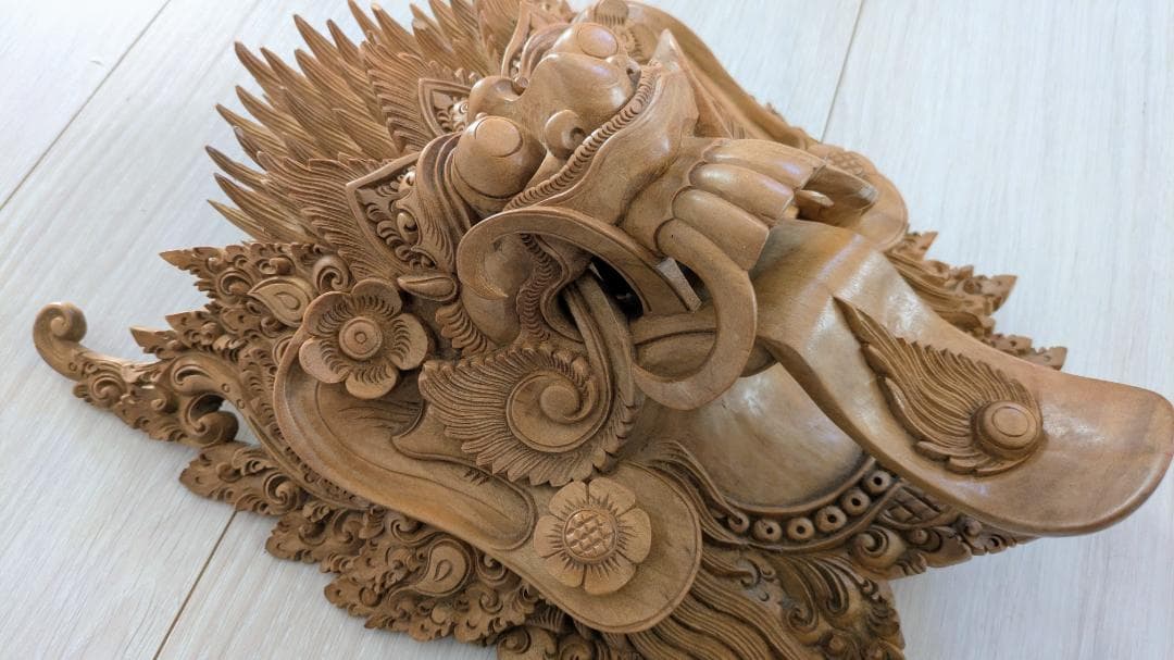 バリ島 木彫 仮面（Rangda / ランダ） 壁掛け
