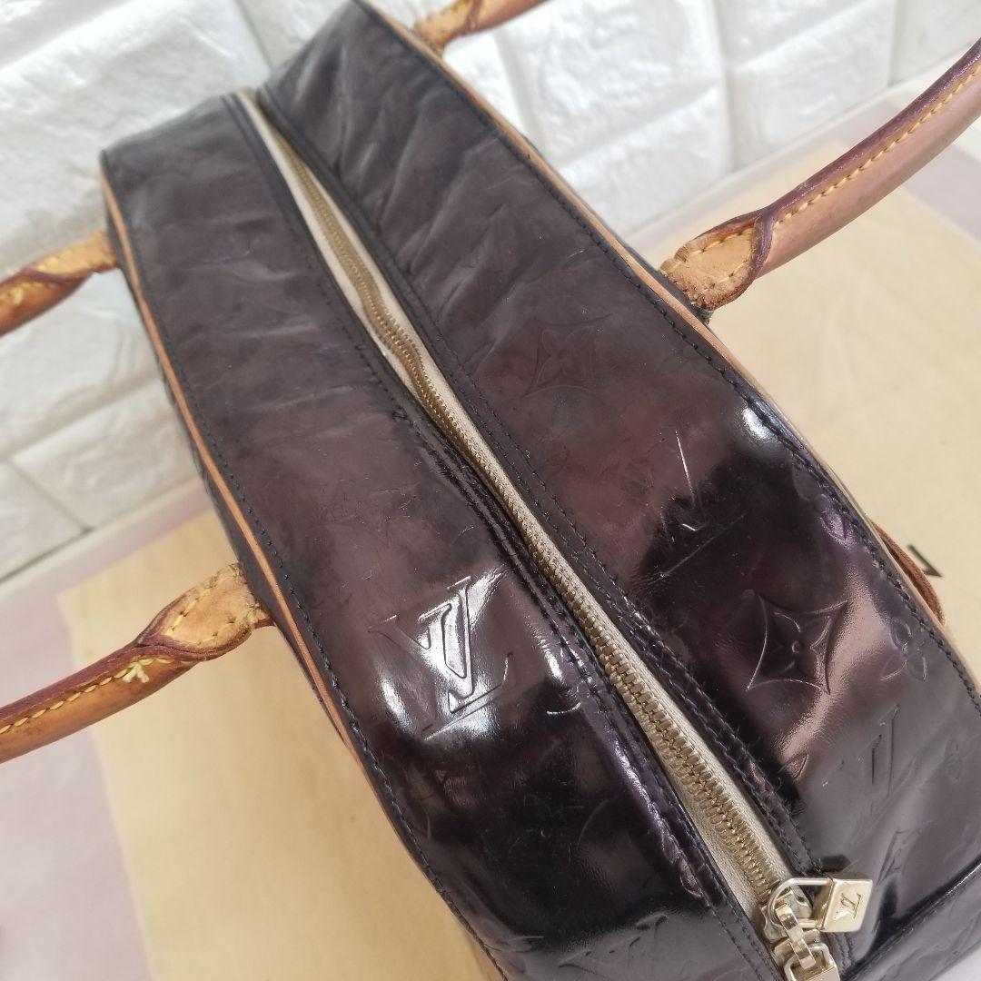 ルイヴィトン モノグラム ヴェルニ トンプキンスクエア トートバッグ ボストン