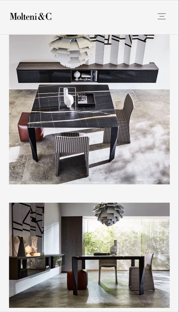 モルテーニ　グローブチェア　4脚セット③