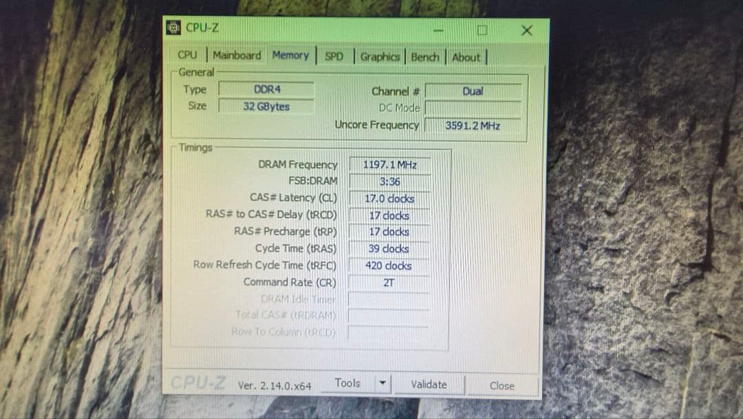 DDR4 8GBx4枚 32GB pc4-2400 動作確認済み ⑥