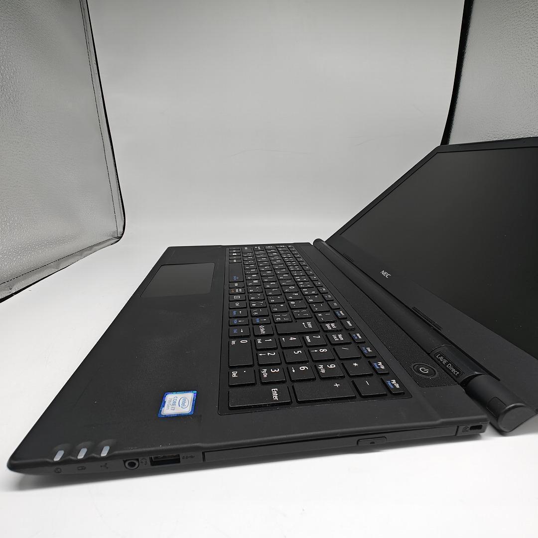 【NEC】高性能i7 SSD256GB 16GB 黒色 オフィス付き ノートPC