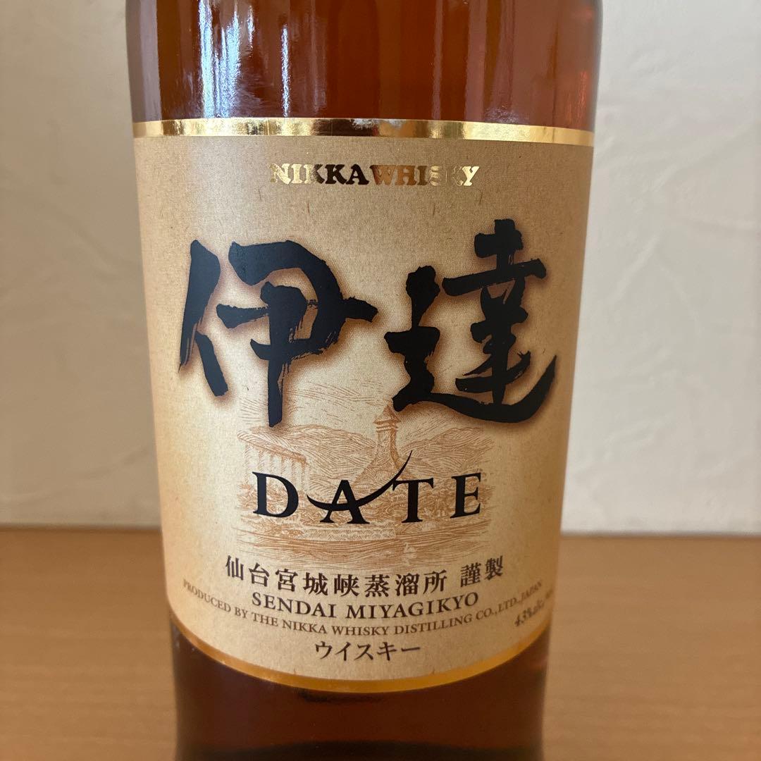 ニッカウイスキー　伊達　旧ラベル