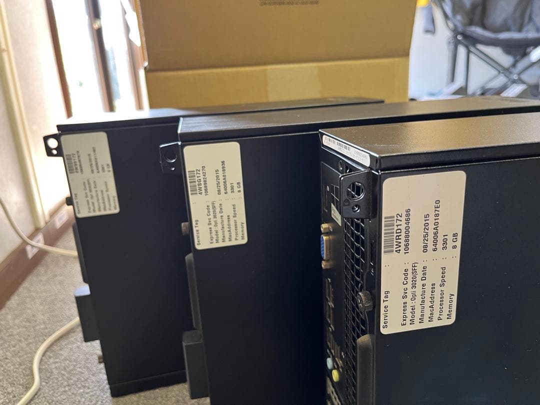 DELL OptiPlex3020 i5第4世代 8GB 3台セット