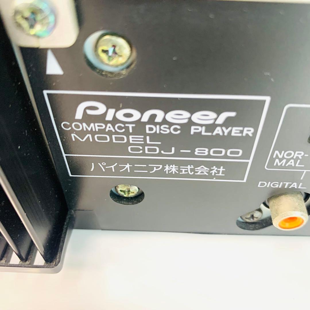 【動作確認済】Pioneer パイオニア CDJ-800 プロDJCDプレーヤー