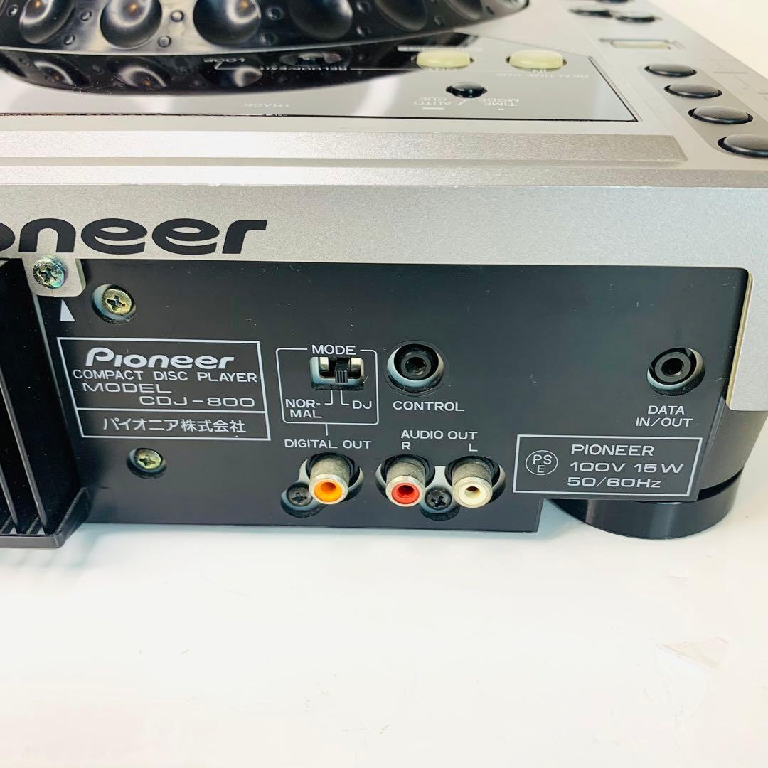 【動作確認済】Pioneer パイオニア CDJ-800 プロDJCDプレーヤー