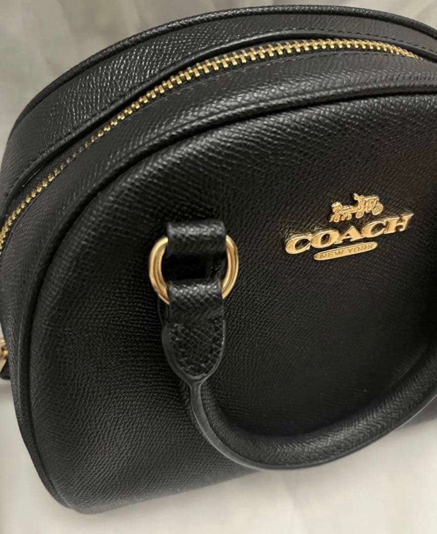 極美品　COACH ミニボストン　ハンドバッグ ショルダーバッグ