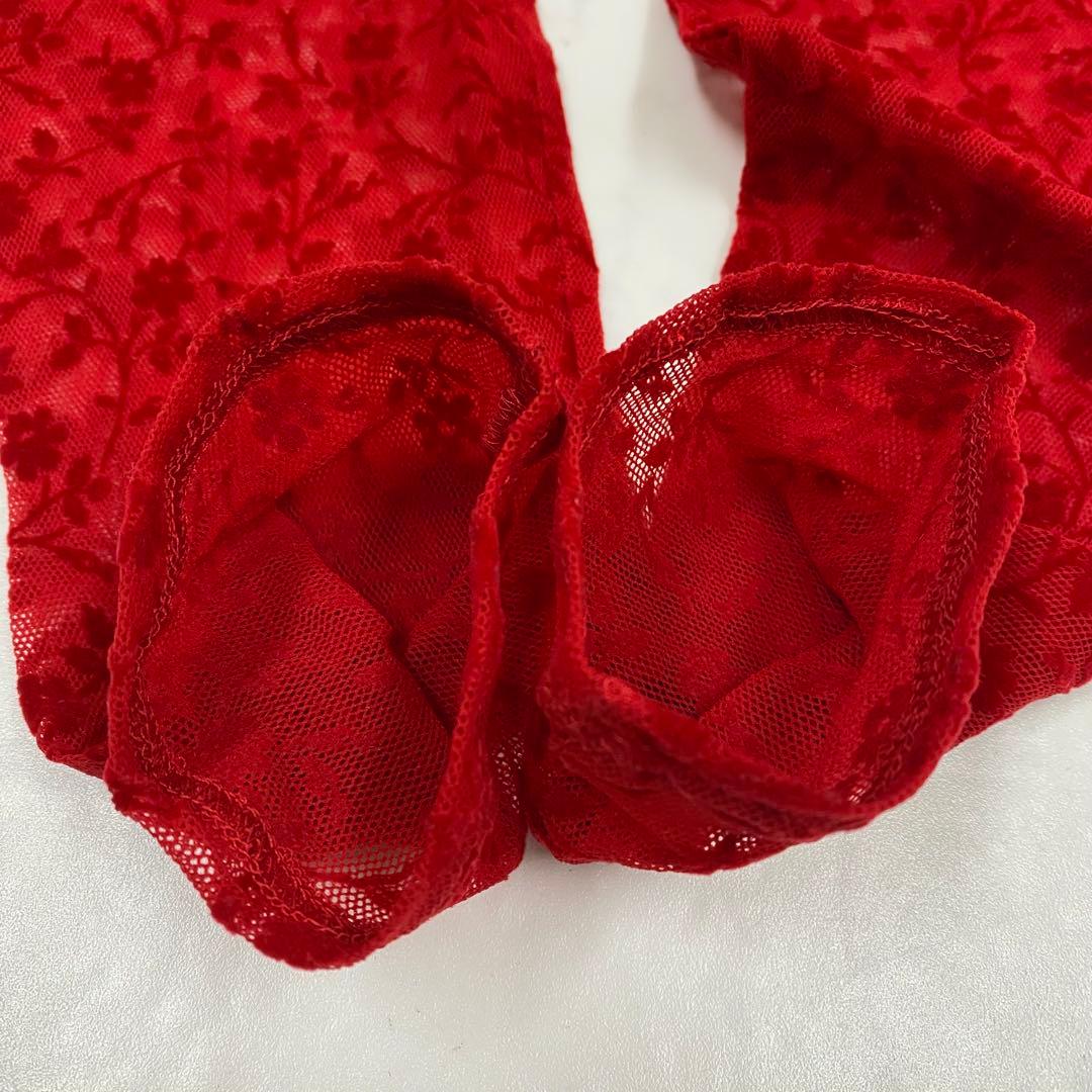 美品★YOHJI YAMAMOTO 長袖カットソー タートルネック 赤 3