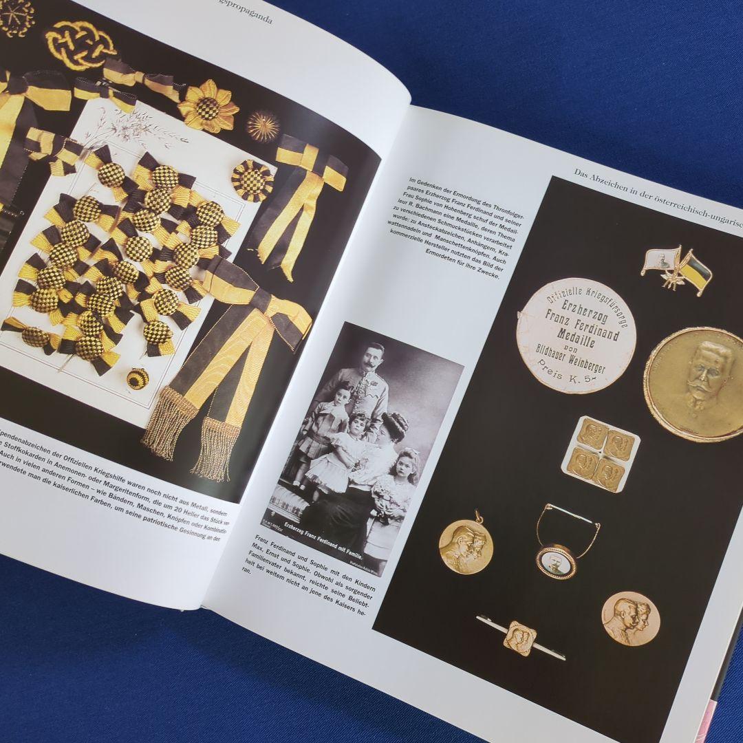 【洋書】オーストリア＝ハンガリー帝国（第一次世界大戦）愛国バッジ・記念品 写真集