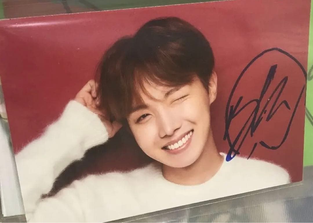 防弾少年団　ホソク　JHOPE サイン　直筆