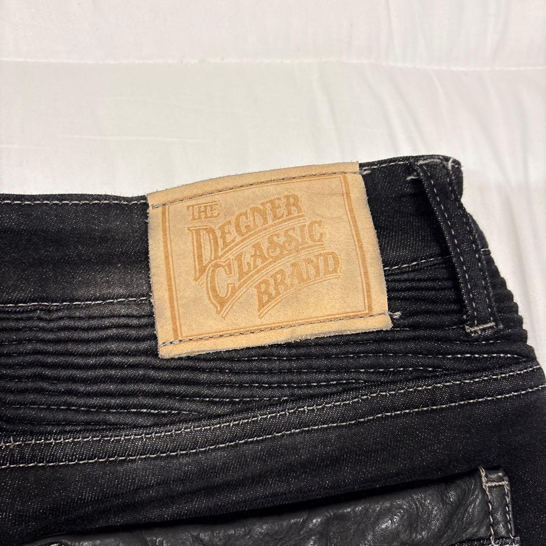 DEGNER デグナー デニム バイクパンツ ヒートガード付き Lサイズ