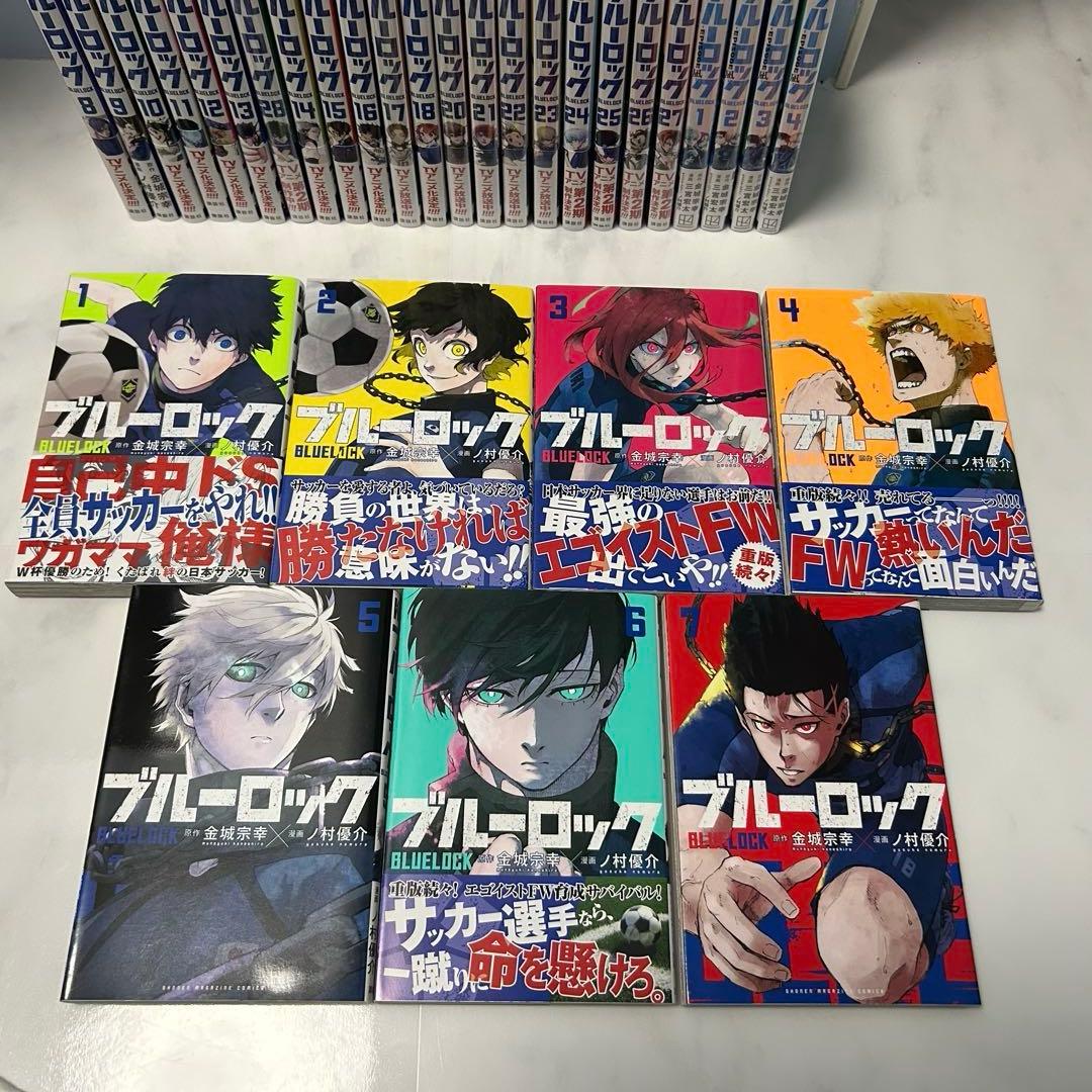 ブルーロック 1~28巻＋エピソード凪＋都道府県ポストカード