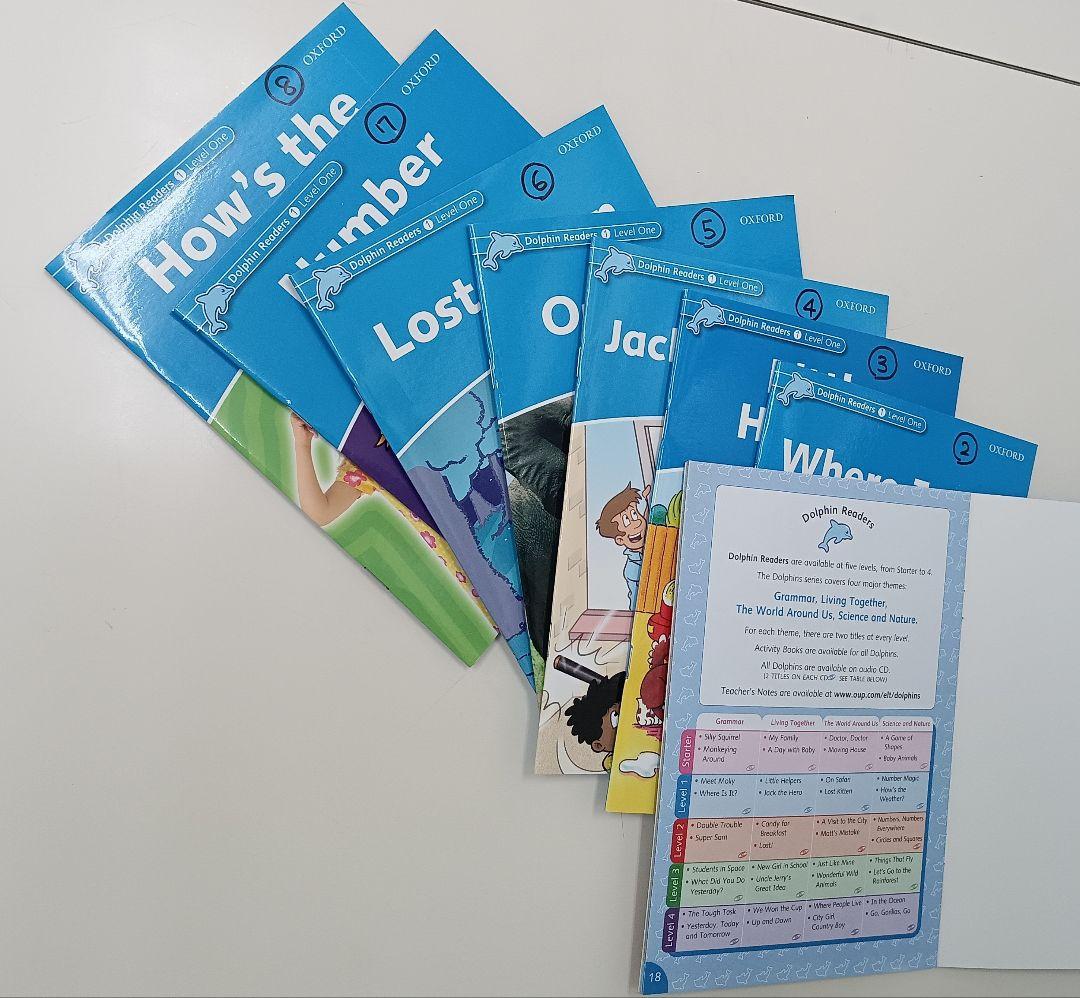 ドルフィンリーダーズ☆お得なセットです！英語学習絵本セット 初級から英検4級まで