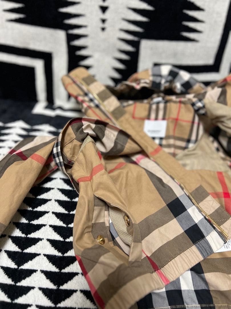 BURBERRY チェック柄 パーカー