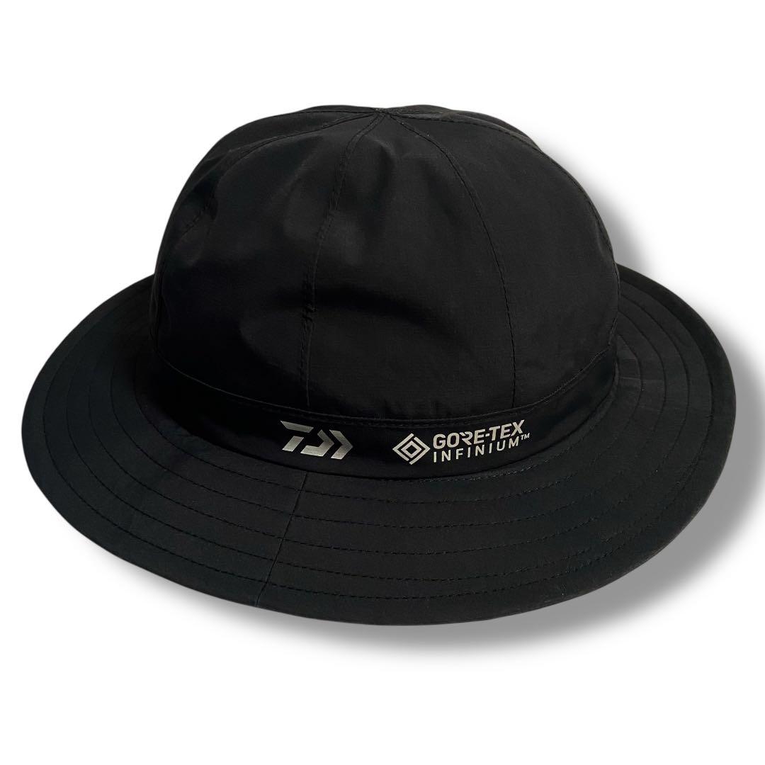 【新品未使用・タグ付】チャレンジャー×ダイワ ゴアテックス ハット 黒 59cm