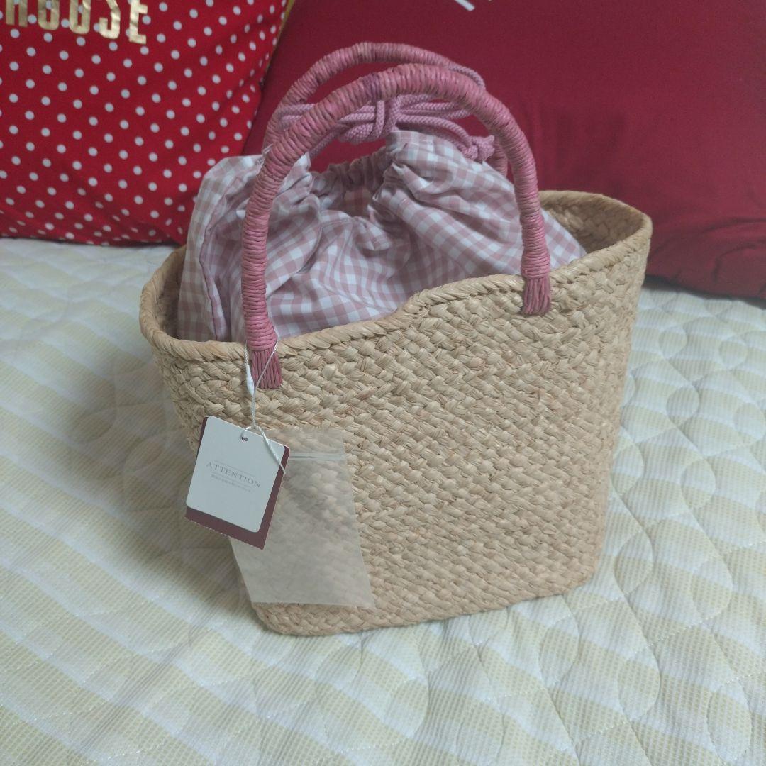 ピンクハウス♡今季カゴバッグ♡新品未使用品タグ付き♡日曜日迄のお値引
