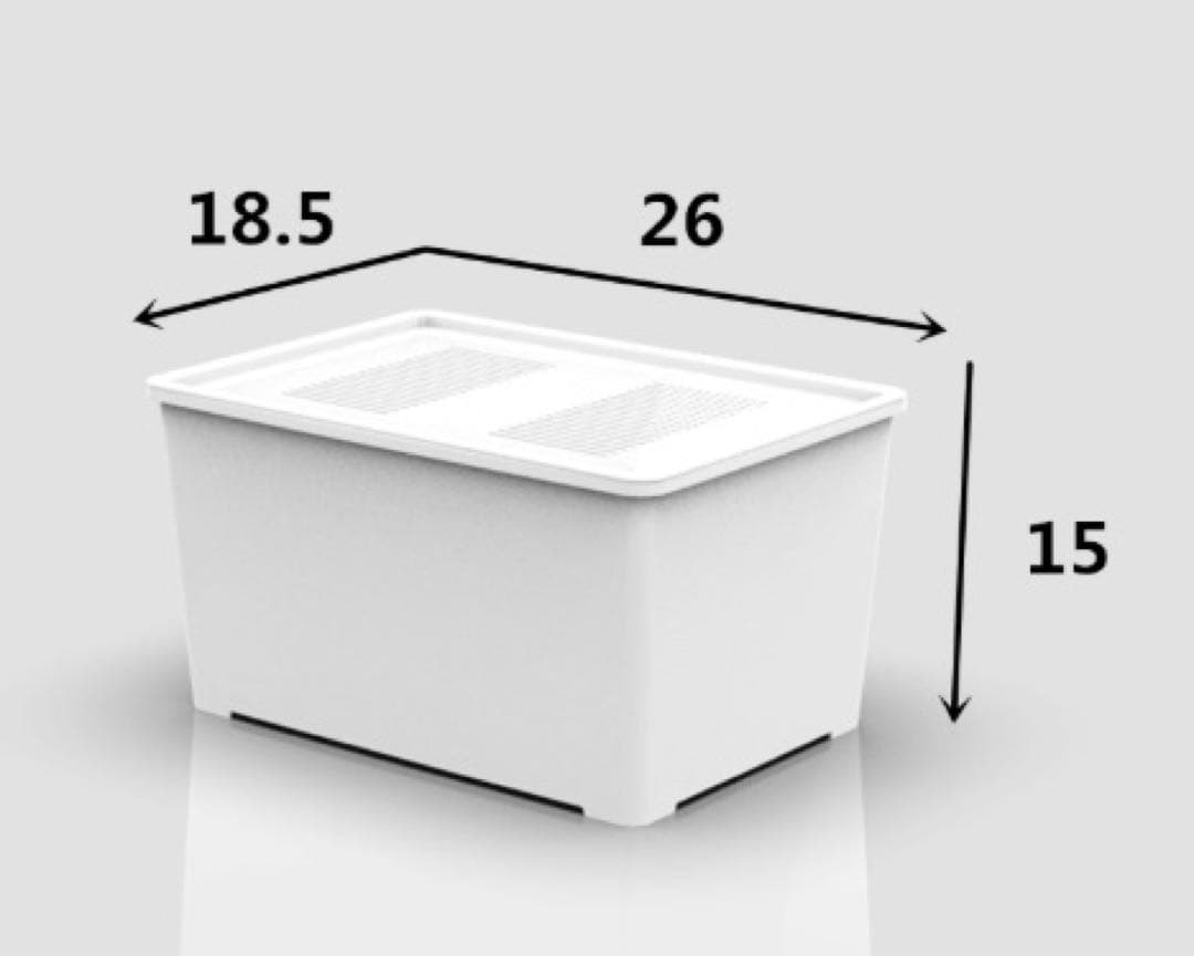 カメ専用飼育ケース　4個セット　中サイズ