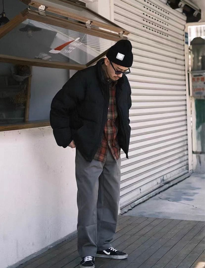 THE H.W DOG＆CO　ニット帽　黒　ブラック ビーニー 帽子 CAP