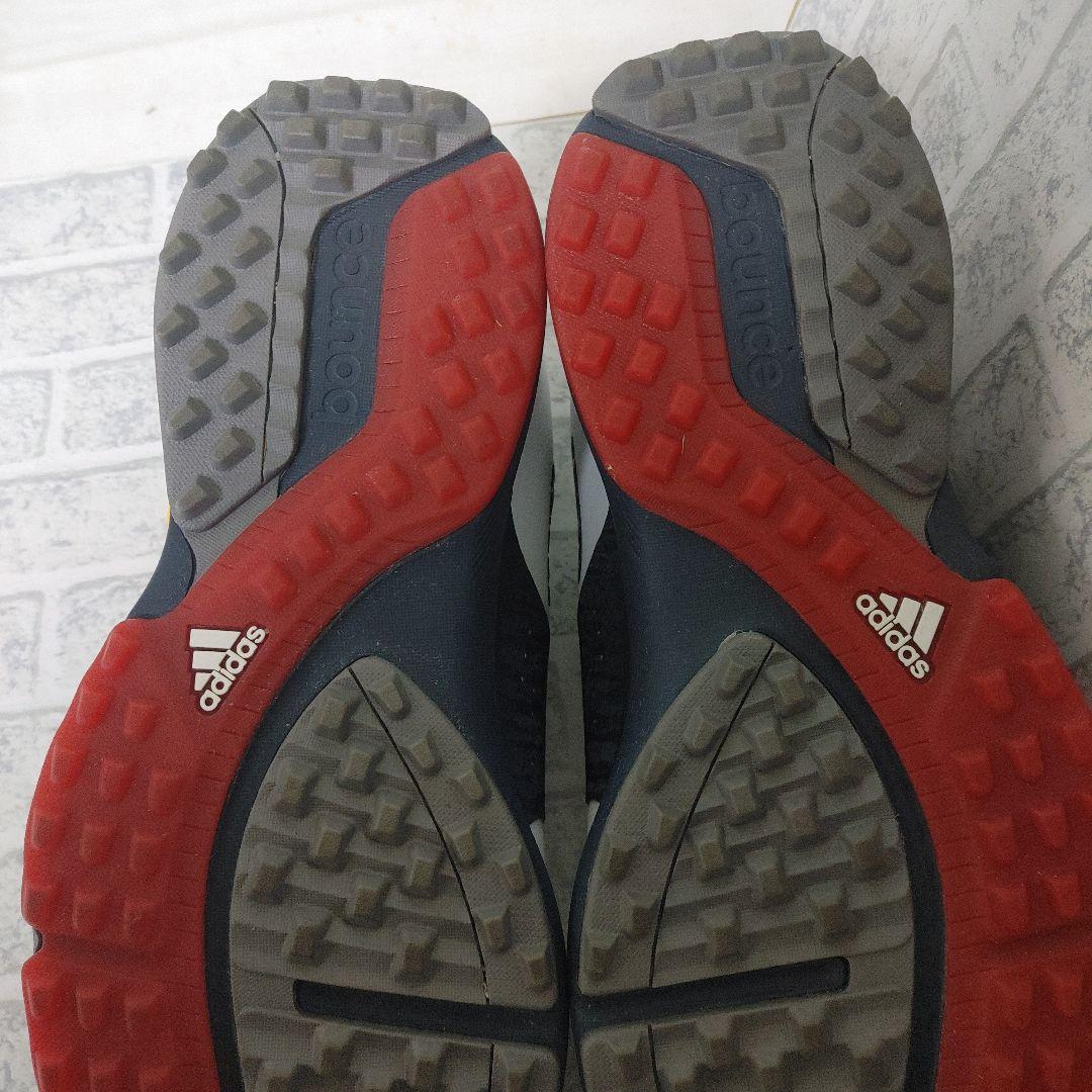 adidas ゴルフシューズ bounce ホワイト/ネイビー/レッド