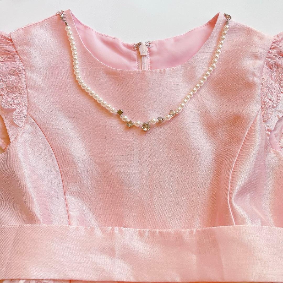 120size セレモニー ピンク×花柄 入学 卒園 発表会 フォーマル 女の子