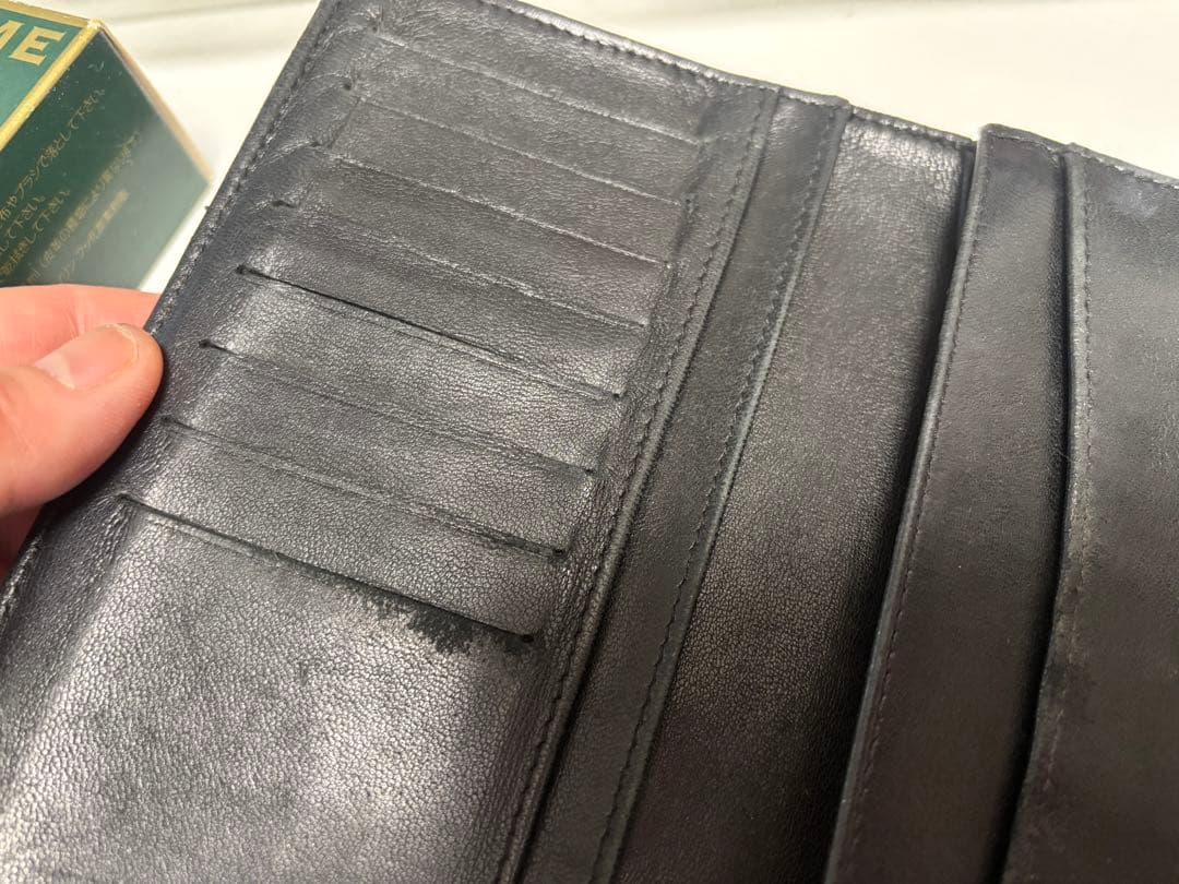 CHANEL ブラック キルティング 長財布