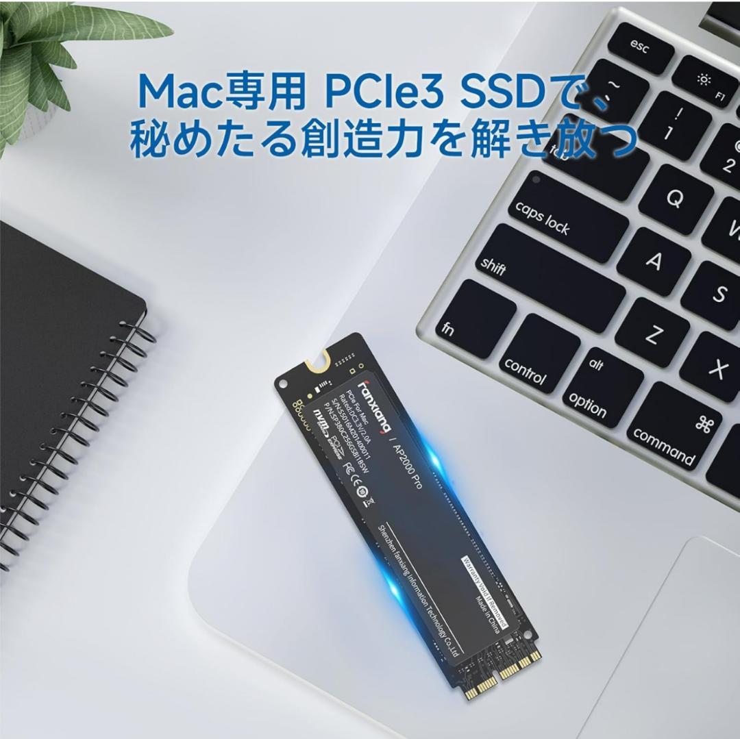 内蔵型SSD Mac SSD 1TB PCIe Gen 3.0 x 4 NVMe1.4
