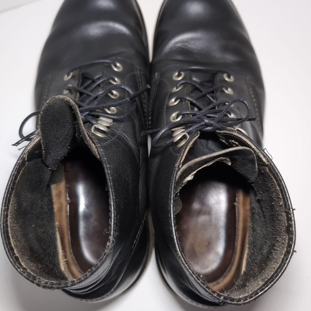 Red Wings/レッドウィング ブラックレザー ブーツ 犬タグ27cm