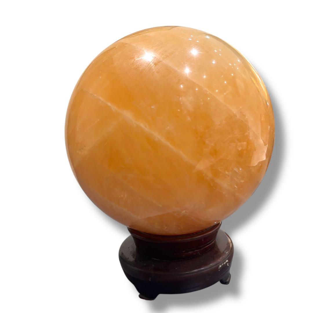 m*.様 大宝珠 天然石？？ 球体 重さ17〜18kg 詳細不明 インテリア オ