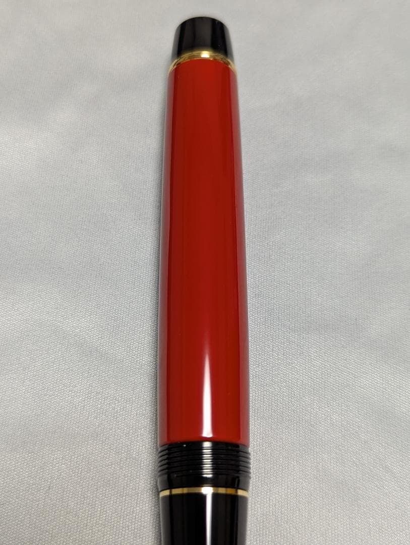 【美品】試し書きのみ カスタムURUSHI FM パイロットPILOT 朱漆