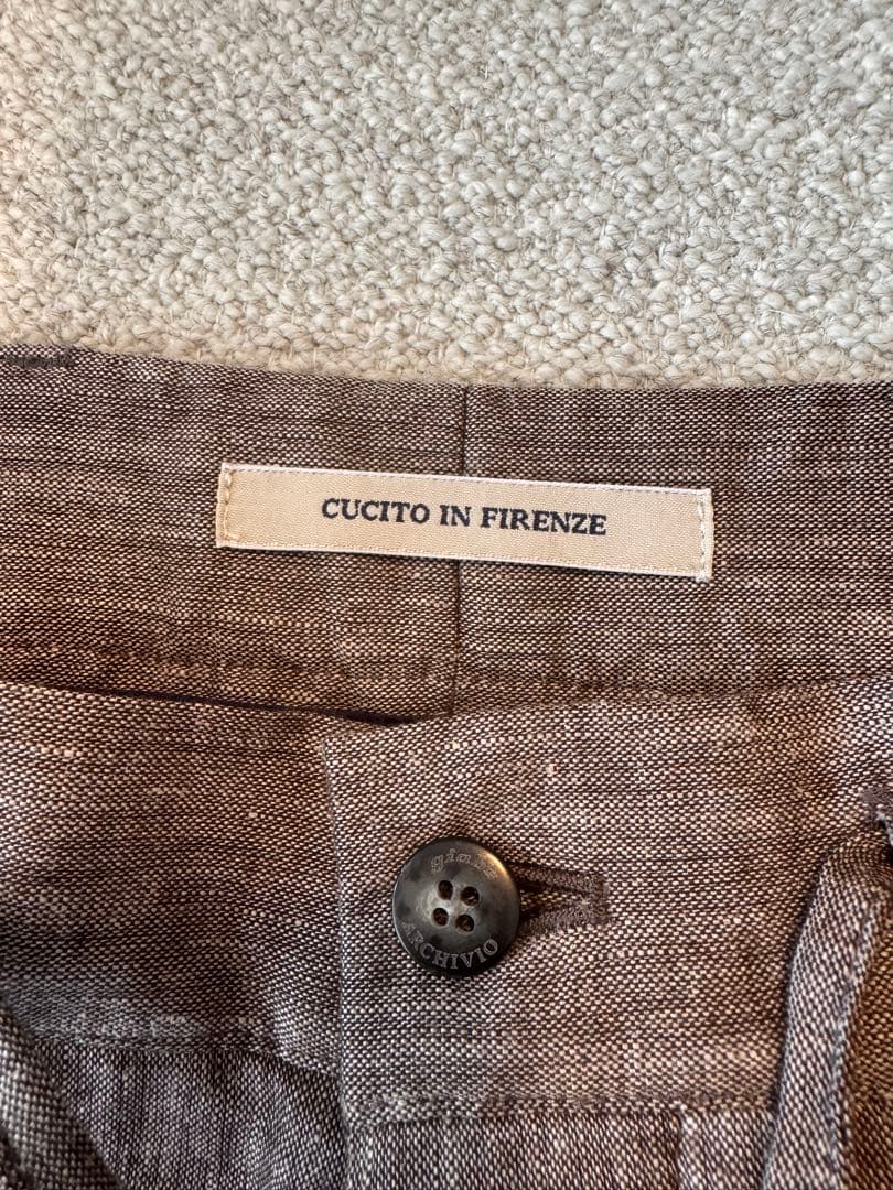 giabsarchivio ジャブスアルキヴィオ パンツ スラックス リネン