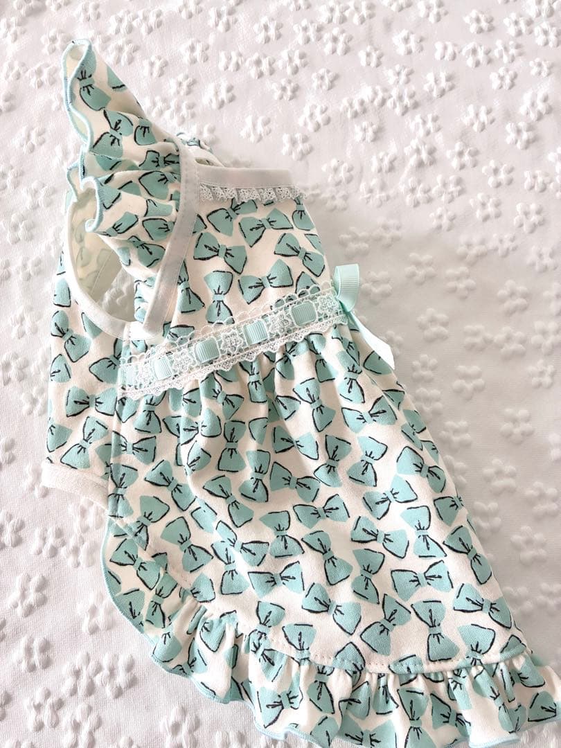 める 犬服ハンドメイドワンピース