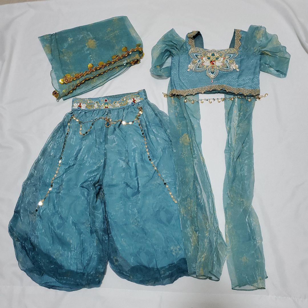 110サイズ♡レア♡上質♡本格的！ジャスミン コスチューム ドレス セットアップ