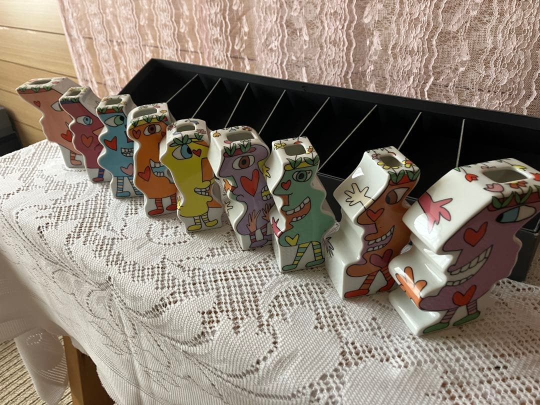 ジェームスリジィ花瓶9個セット