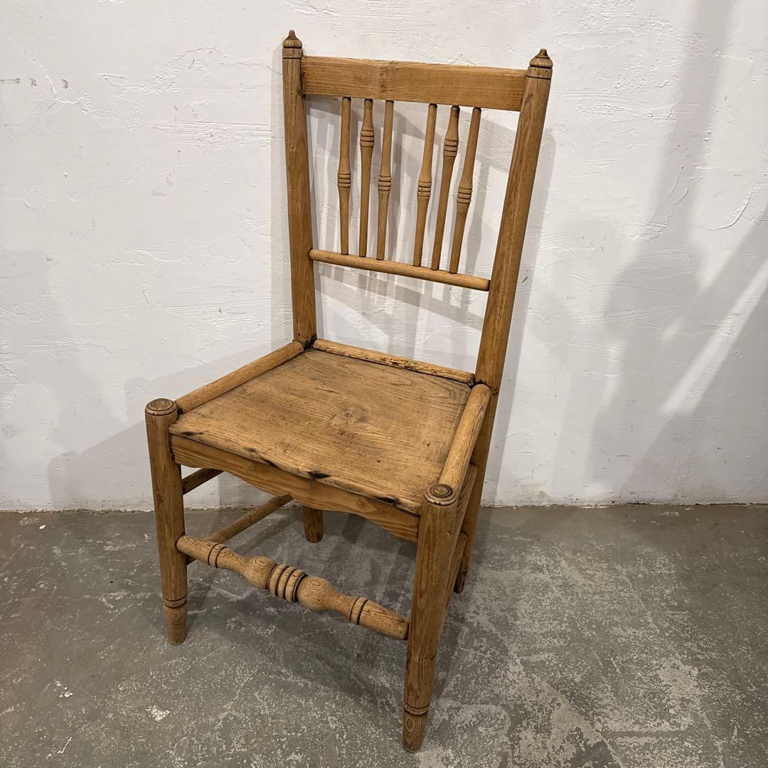 ヴィンテージ　ダイニングチェア　カフェチェア　　剥離　5