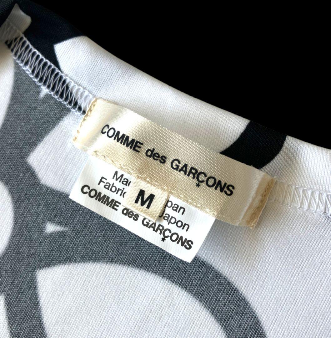 新品未使用 COMME des GARCONS 昇華プリント フラワーカットソー