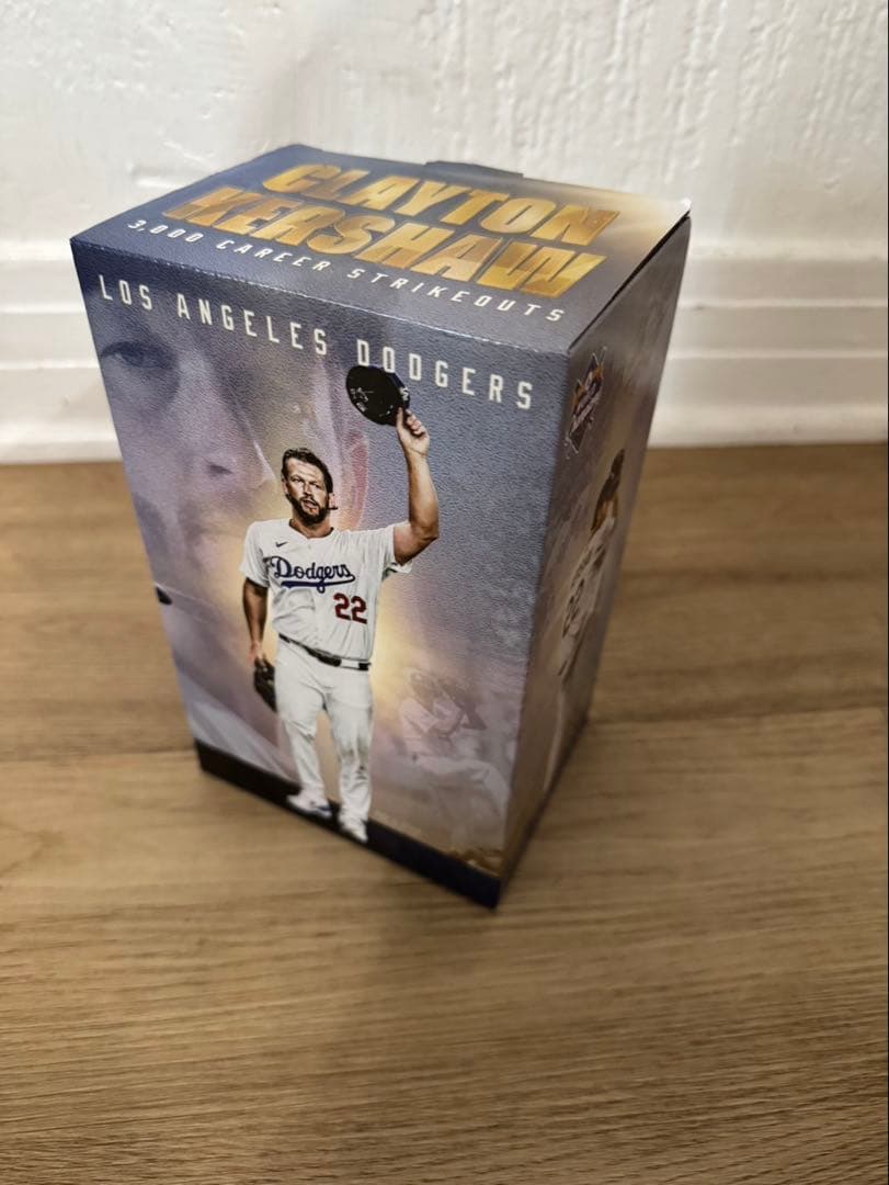 【希少ゴールド】ドジャース・カーショー　3000奪三振ボブルヘッド