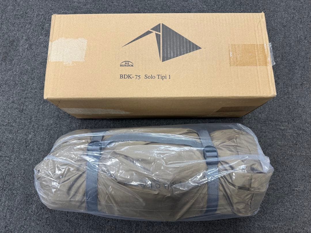【新品未使用・4点セット】 BUNDOK ソロティピー1 入手困難色ブラウン