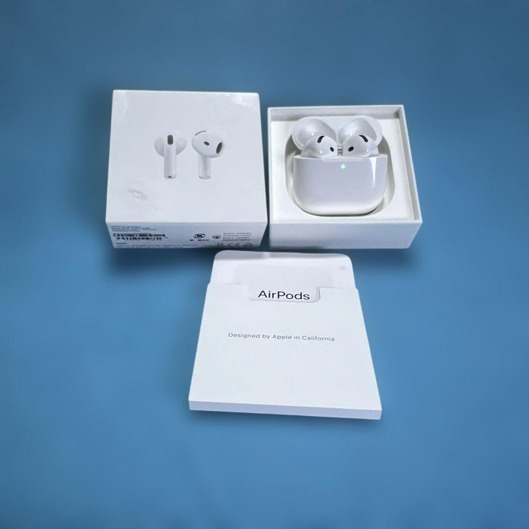 Apple AirPods4 ワイヤレスイヤホン ノイキャン無し エアポッズ4