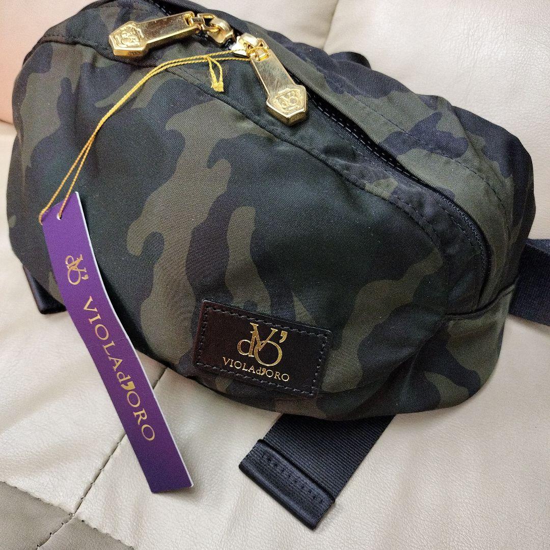 VIOLAd'ORO ヴィオラドーロ　新品❗カモフラ柄ボディバッグ　¥13200