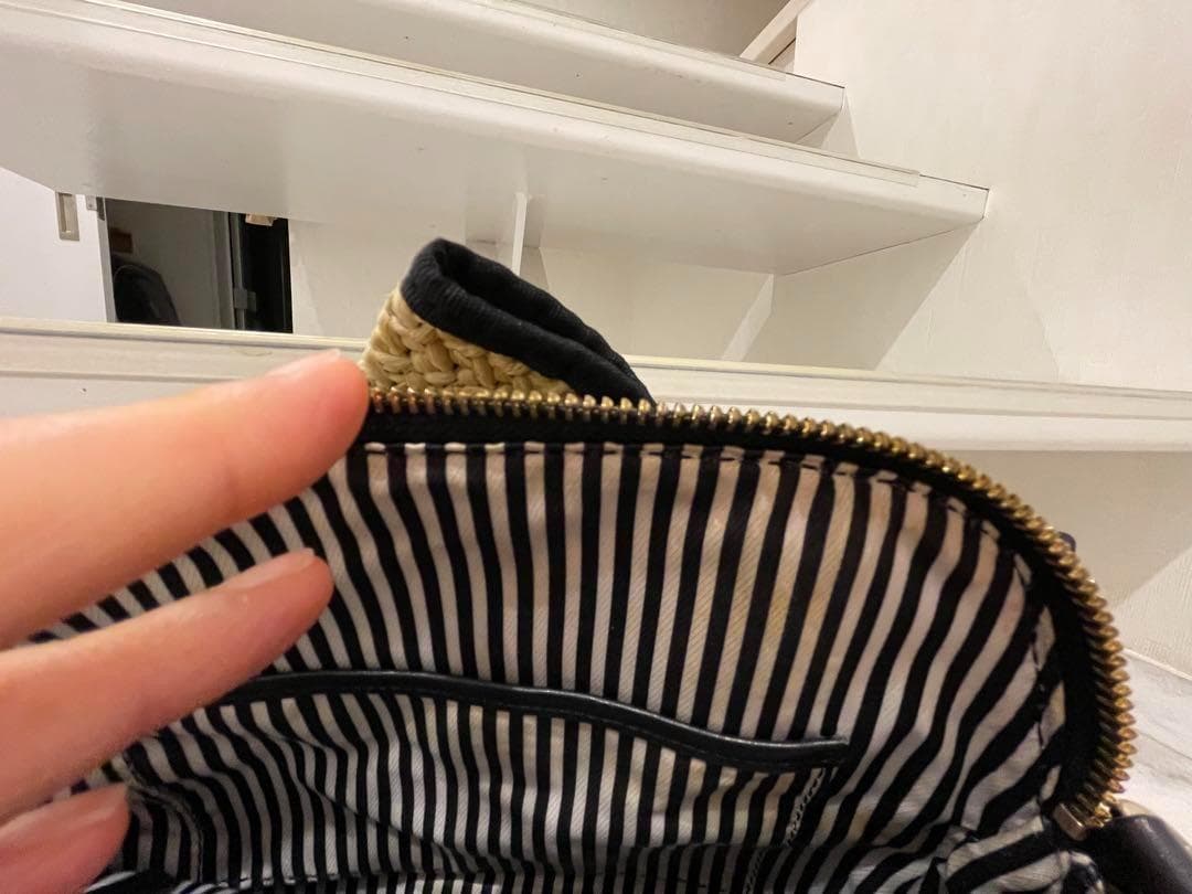 ケイトスペード　リボンショルダーカゴバック