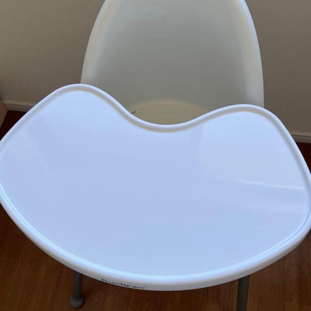 ベビービョルン ハイチェアホワイト×グレー