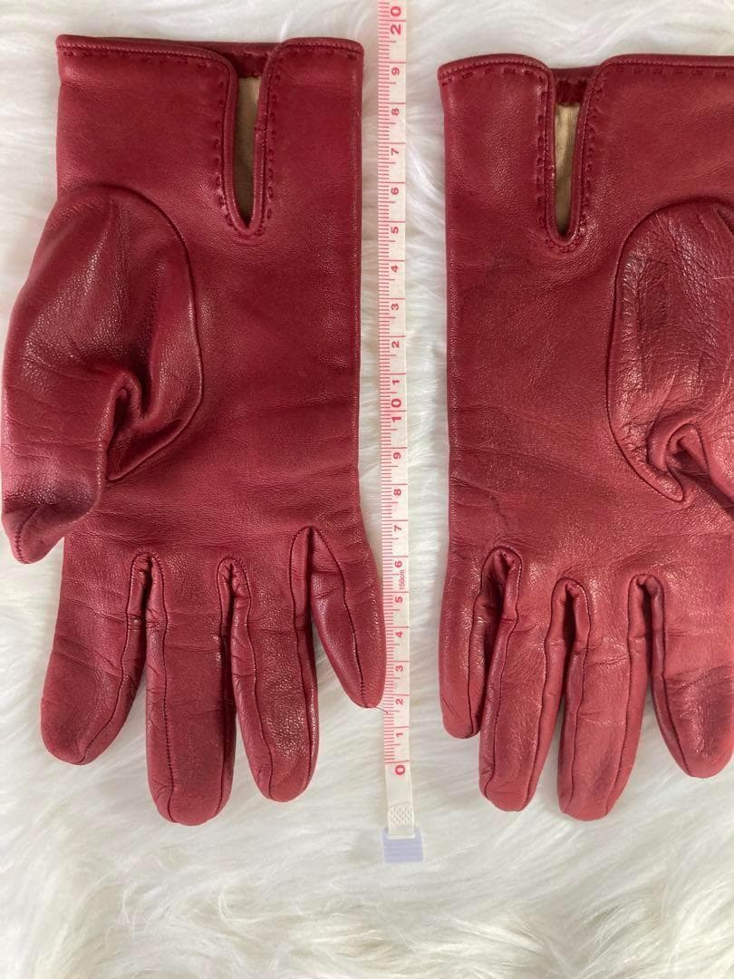 HERMES エルメス ラムレザーグローブ 手袋